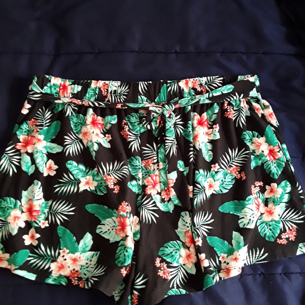 Tropical Floral Shorts